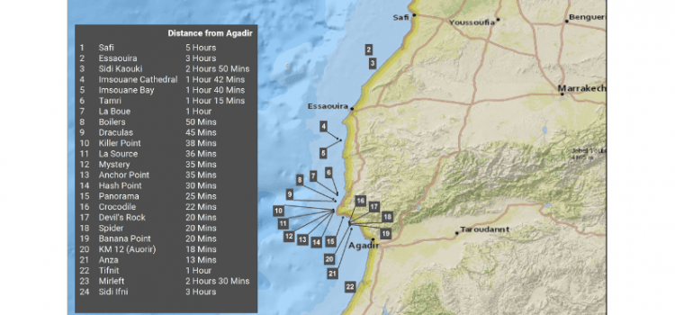 Best 24 surf waves in Morocco