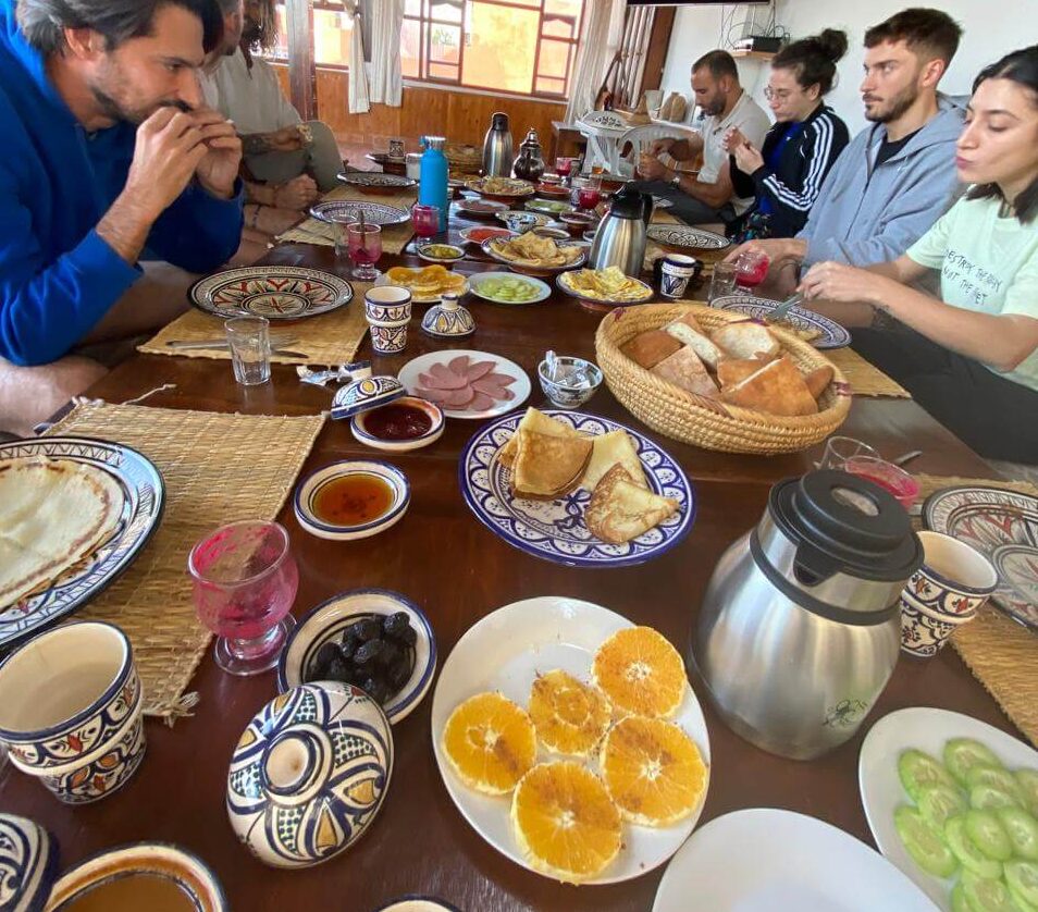 Breakfast at Original Surf Morocco