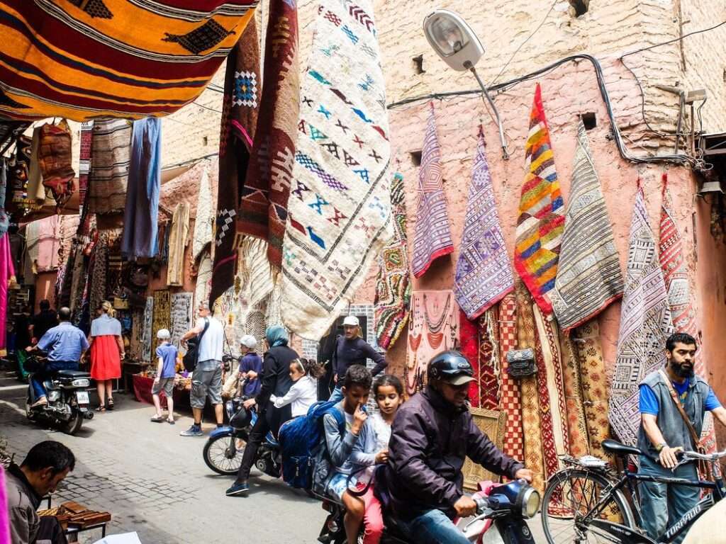 Traditional Moroccan market