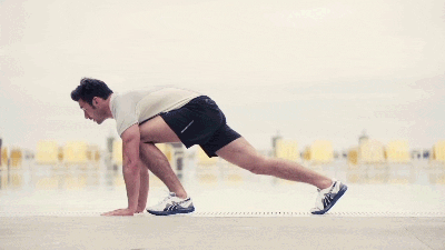 Mountain Climber as surf strength exercises