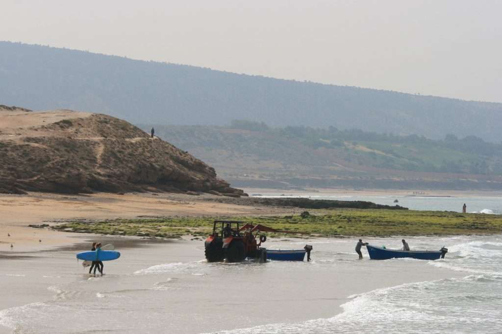 spider surf spot in Morocco