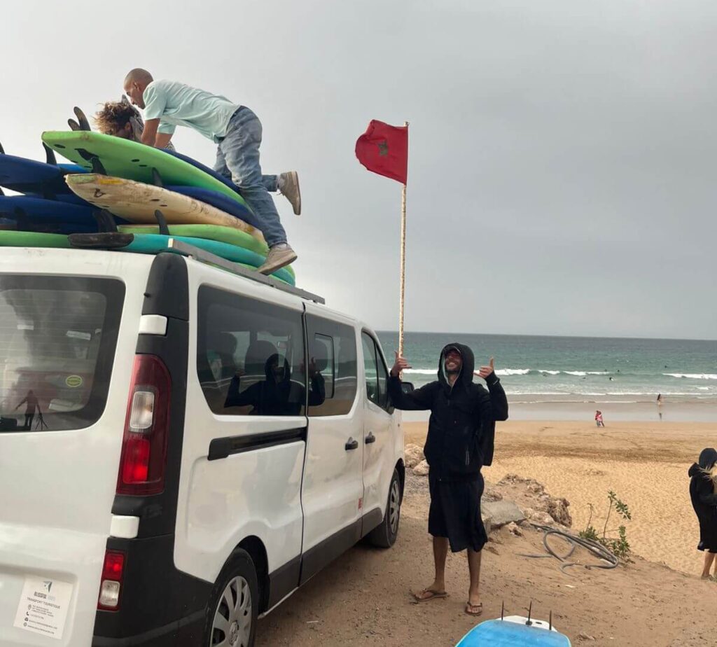 Original Surf Camp Van and Guest