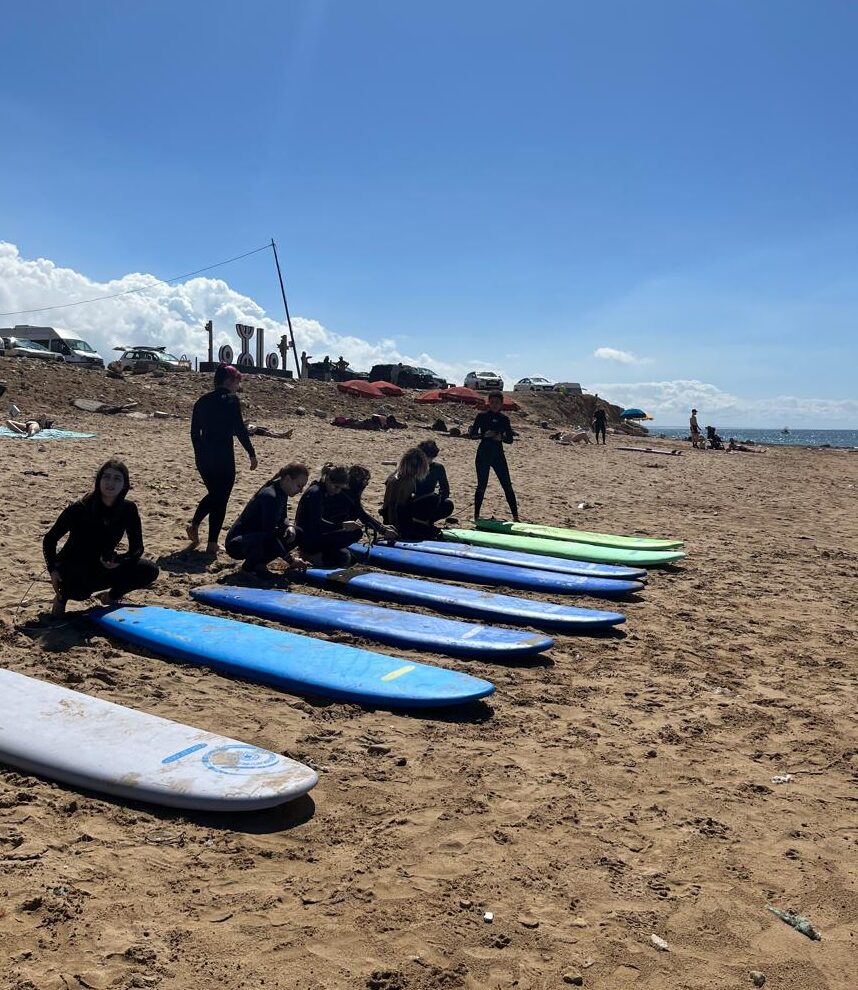Getting ready to hit the water