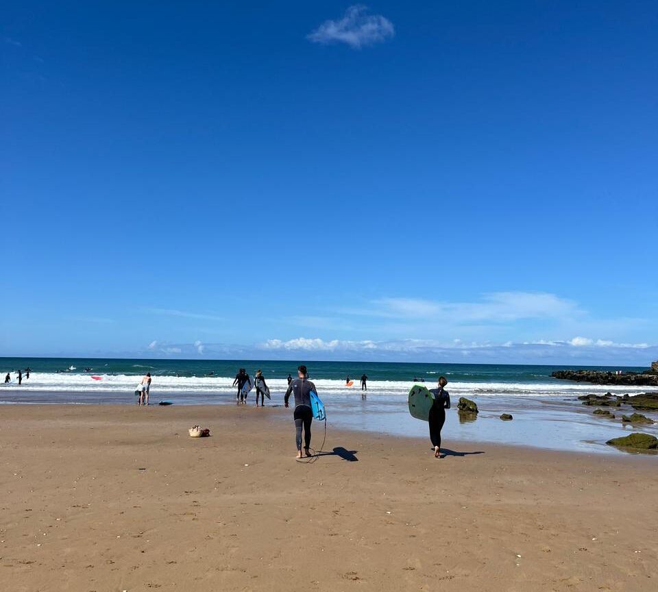 Surfing in Morocco