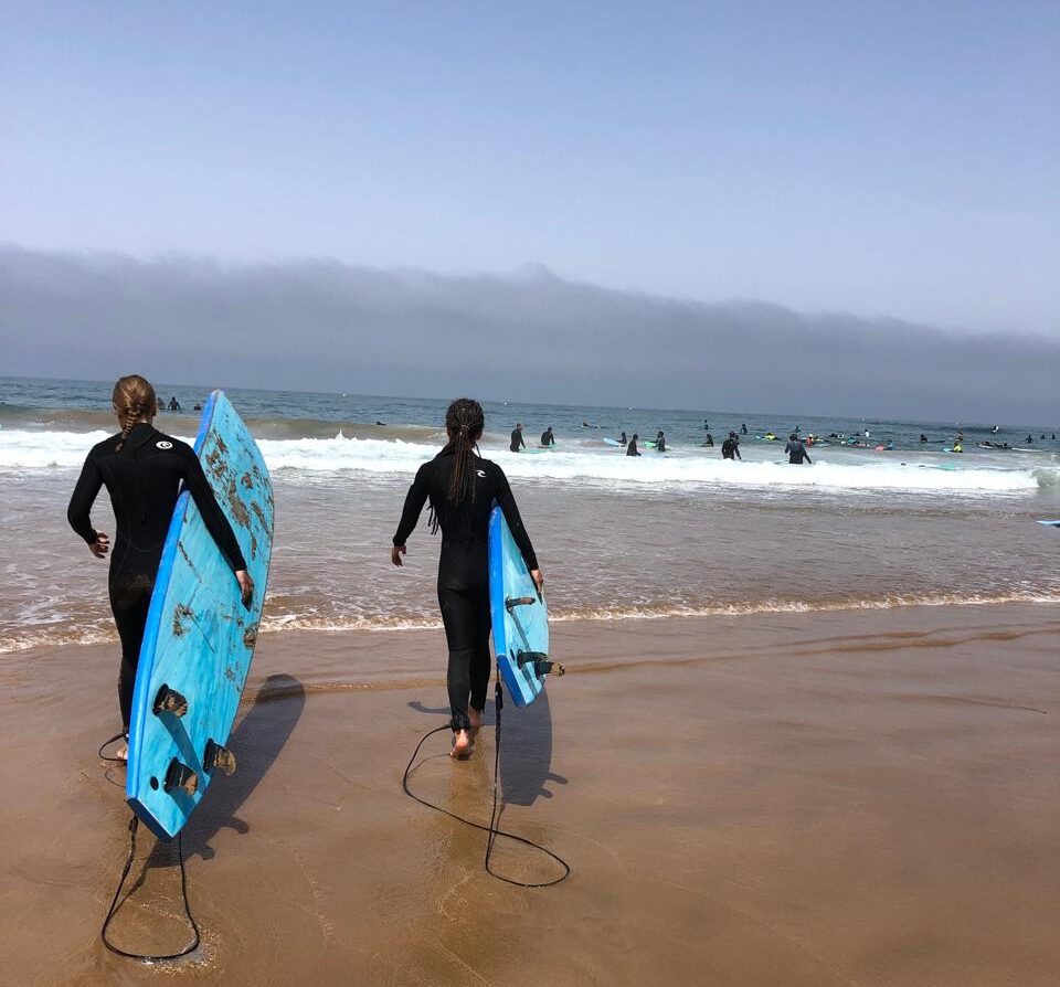 Surf Camp Guests Beginner surfers