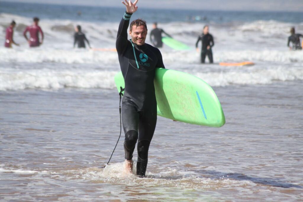 Surfer enjoying Surf Culture Morocco