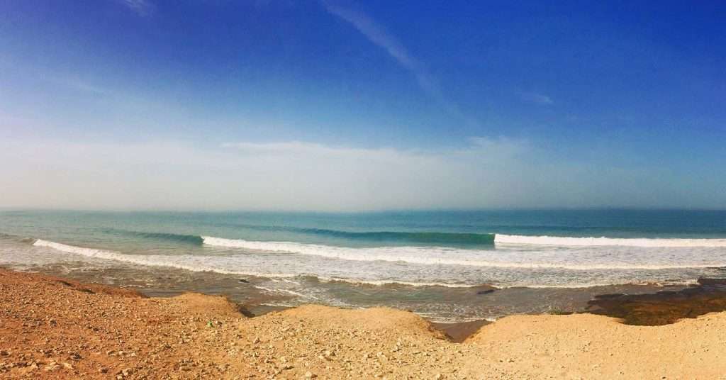 banana surf spot in Morocco