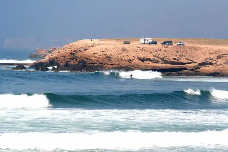 Banana Point surf spot near Agadir