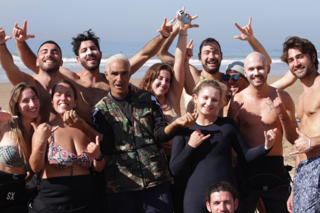 happy faces after surf lesson