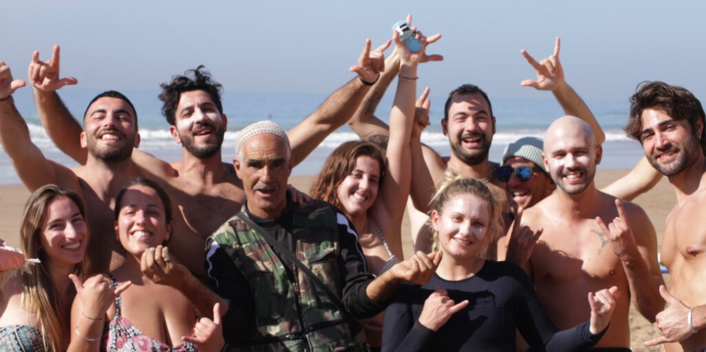 happy faces after surf lesson