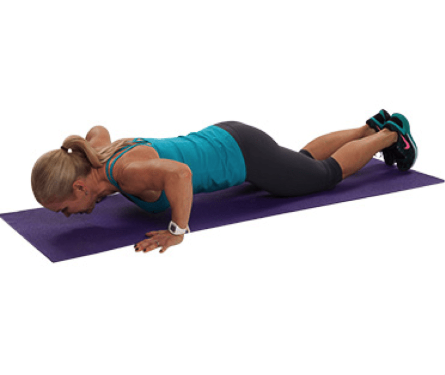 Low hold push up As Surf Paddle Workouts