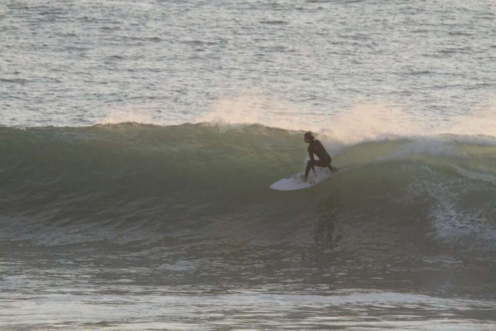 Surfer surf point break in Morocco by original Surf