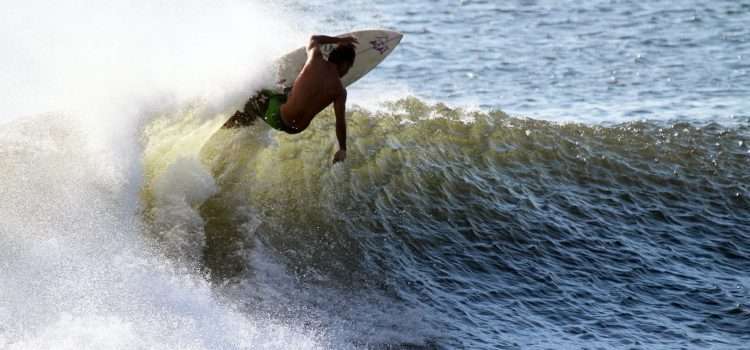 surfer on the wave